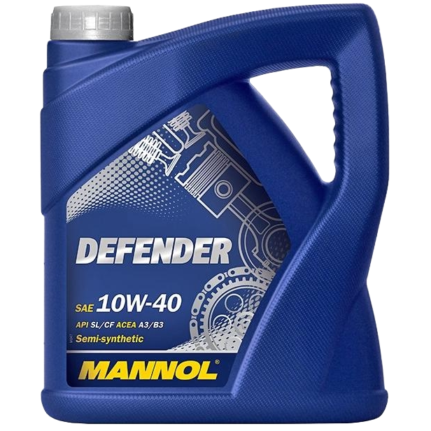 Моторное масло Mannol DEFENDER 10W-40, 4л